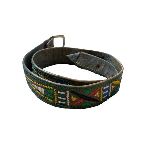 小物 Vintage Native l Leather Belt vintage native l leather belt